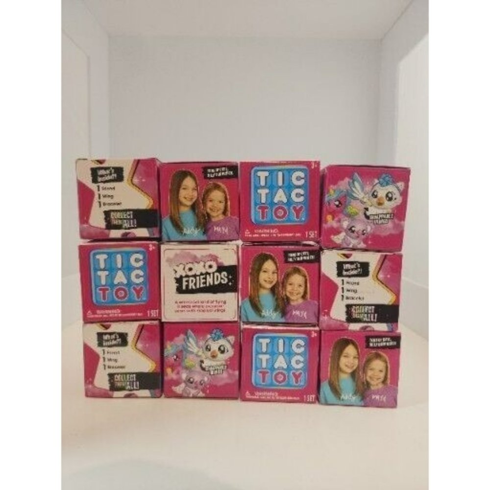 Lot of 12 Blip Toys Tic Tac Toy XOXO Friends Single Surprise Box NEW